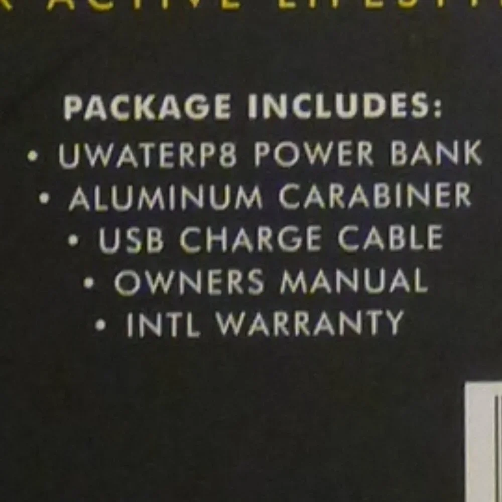 UwaterP8 Outdoor Power Bank